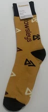 Symmetry Socks New Towsleys one size fits most Combed Cotton Gold/Black
