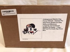Extreme Dog Fence - Electric In-ground Pro Dog Fence System- 1 Dog- 500' of wire