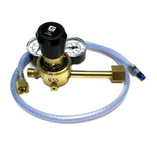 Co2 Regulator Single Stage Two Gauge Fits Pub Gas Bottles