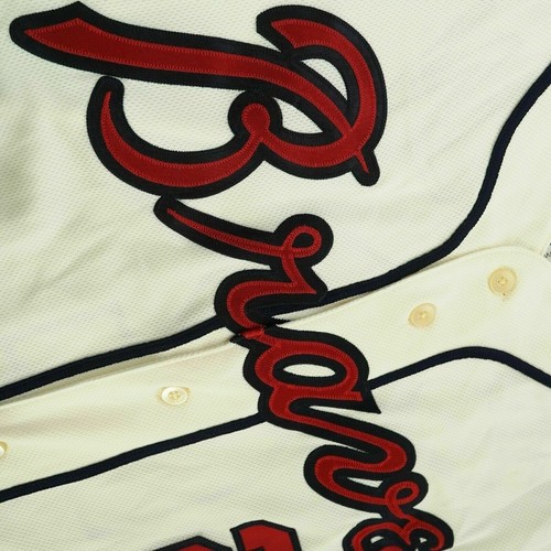 AUTHENTIC MAJESTIC DANSBY SWANSON 48 XL, ATLANTA BRAVES COOL BASE ROOKIE Jersey - Picture 6 of 9