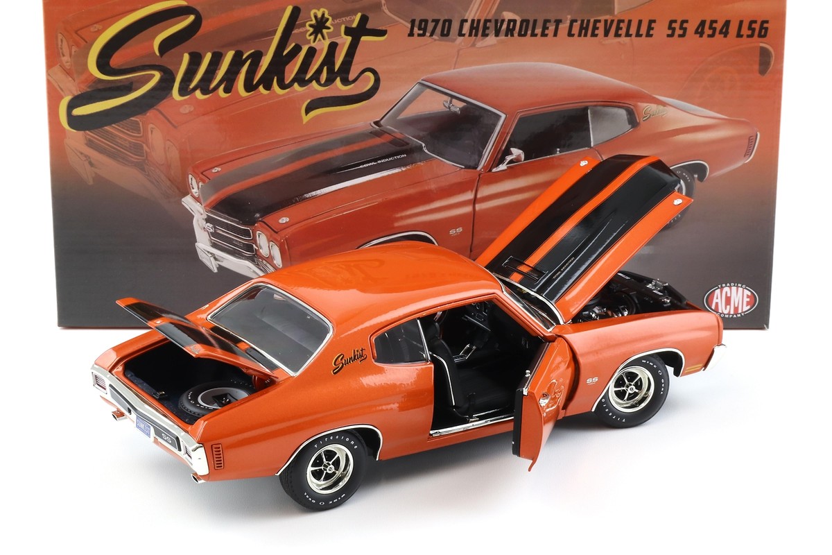 ミニカー ACME 1/18 Chevrolet Chevelle 454 SS ACME 1/18 - CHEVROLET Chevelle SS 454 - 1970 - Five Diecast