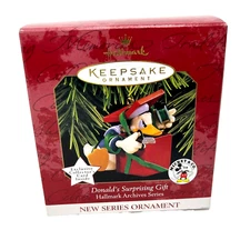 Hallmark Keepsake Donald's Surprising Gift 1997 Donald Duck Looney Tunes