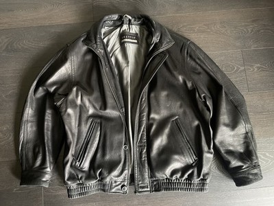 Trapper - Kunstlederjacke - Gr. 56 - Schwarz - Neu