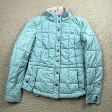 KLIM Waverly Jacket Womens Small Blue Light Puffer Coat Winter Thinsulate -STAIN