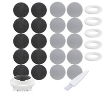 25 Pack Replacement Pads Refills for Pedi Vac Portable Electric Vacuum Callus Re