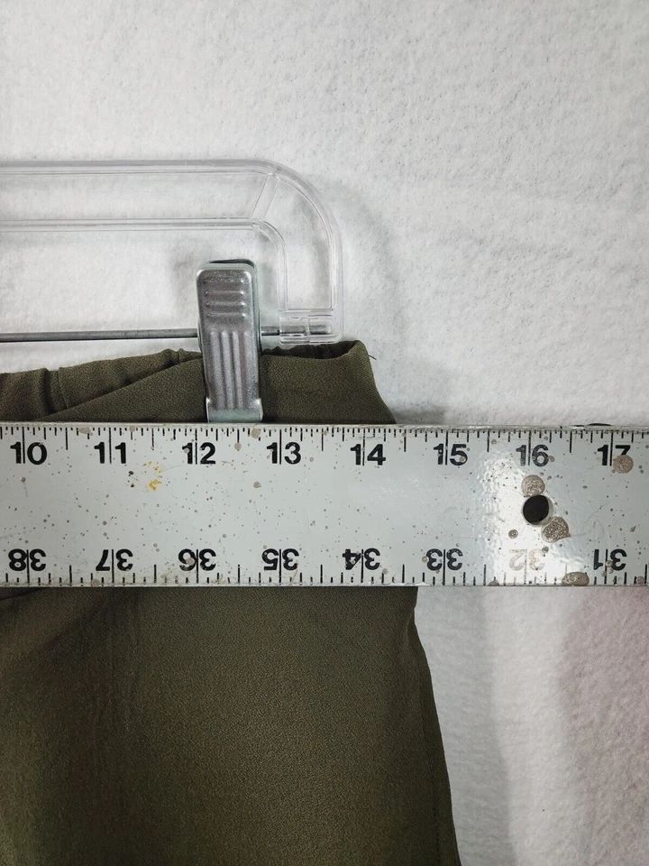 Madewell Wide Leg Pants Size M Polyester Kale Green - Image 3 of 4