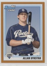 2010 Bowman Prospects Orange 6/250 Allan Dykstra #BP44 0b5