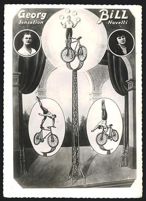 Photography Bicycle Artist Georg Bill at Balance Nude 
