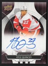 2024-25 Engrained Icons Autograph Mahogany Auto #CA-QY Kyle Quincey 05/10