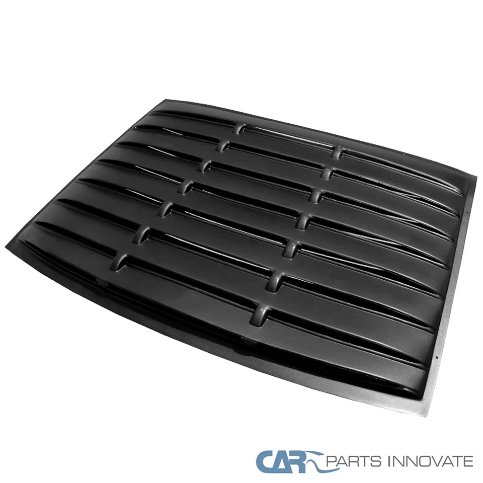 Fits 05-14 Mustang GT V6 V8 Matte Black ABS Rear Window Louver Sun Shade Cover - Image 4 of 4