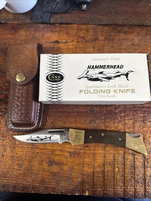 CASE XX P159L SSP HAMMERHEAD 1 BLADE Wood HANDLES KNIFE W Box. | eBay