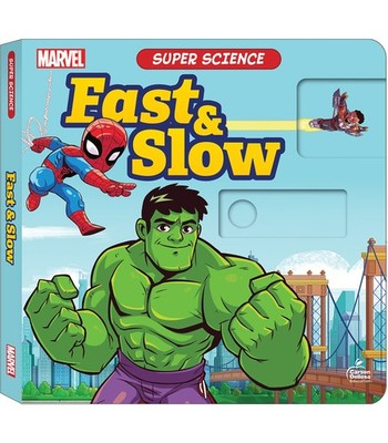 Disney Learning Super Science Fast and Slow Board Book PreK-Kindergarten T...