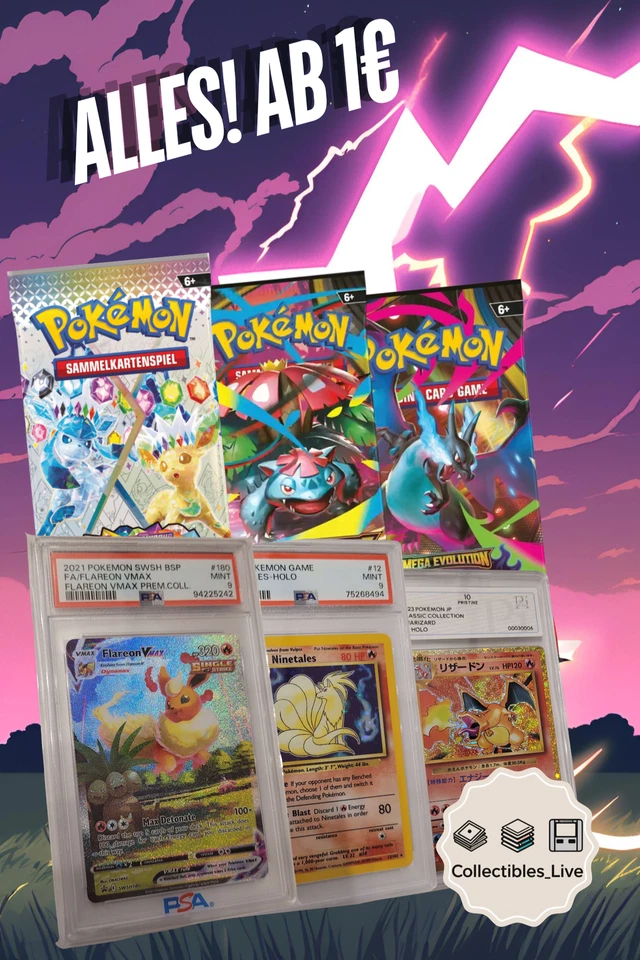 Hightlight! 300 Slabs only! Thema 151! Die ersten 151 Pokémon PSA/Pi++++