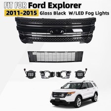 For 2011-2015 Ford Explorer Front Grille Assembly All Paint With Fog Lights For 2011-2015 Ford Explorer Front Grille Assembly All Paint With Fog Lights
