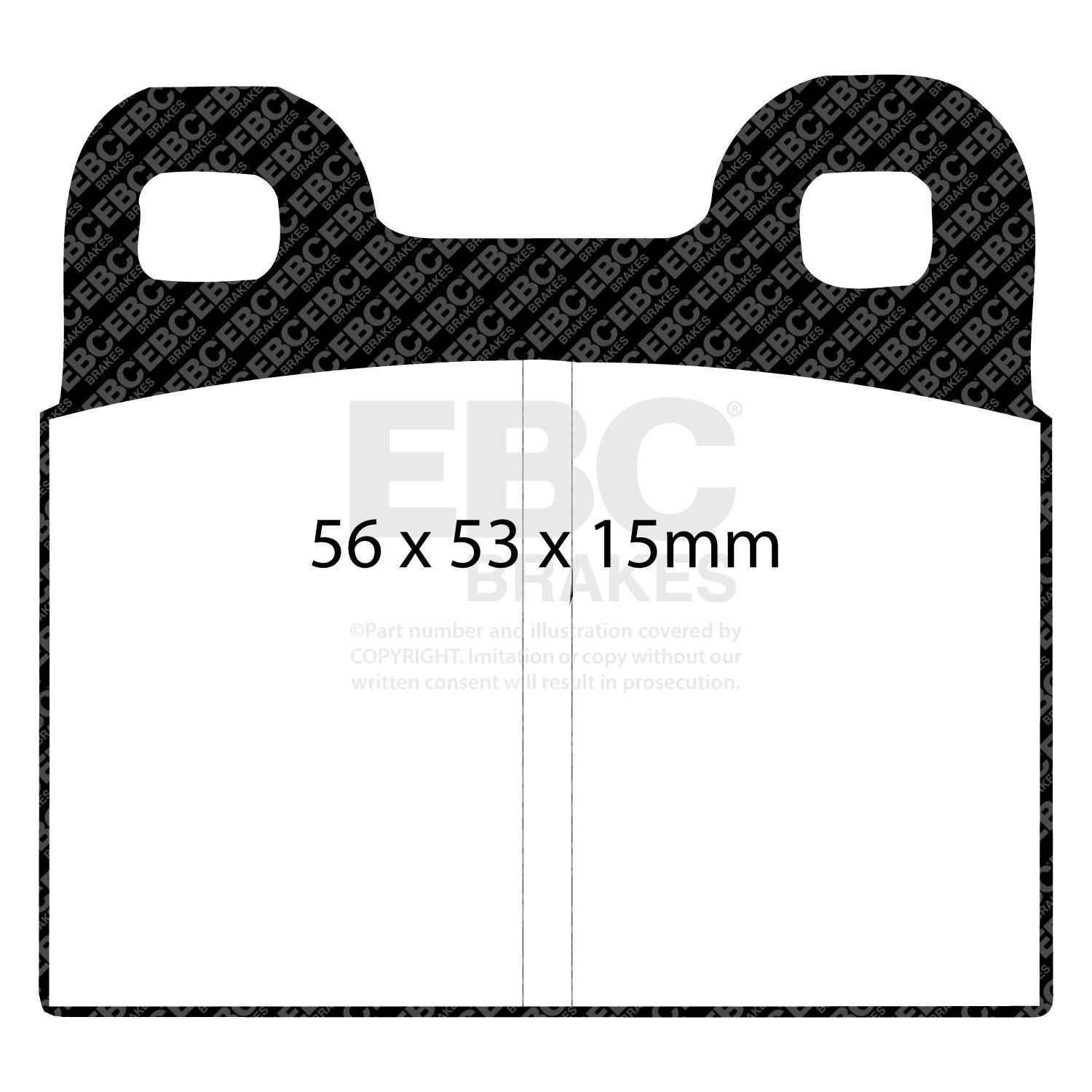 EBC DP2105 BRAKE PAD SET DISC BRAKE Front,Rear