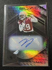 2025 Panini Black #119 Jordan James Rookies Autographs #/199