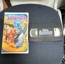 Walt Disney Home Video The Jungle Book VHS NTSC Clamshell G 1967 English