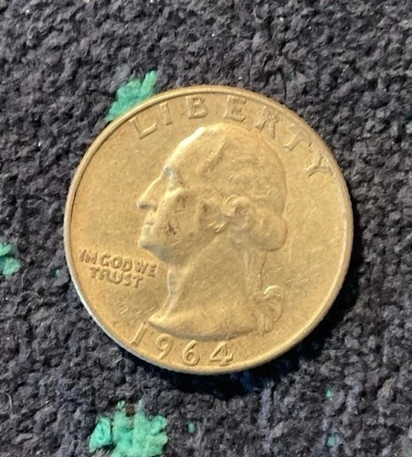 1964-D Washington 90% Silver Quarter