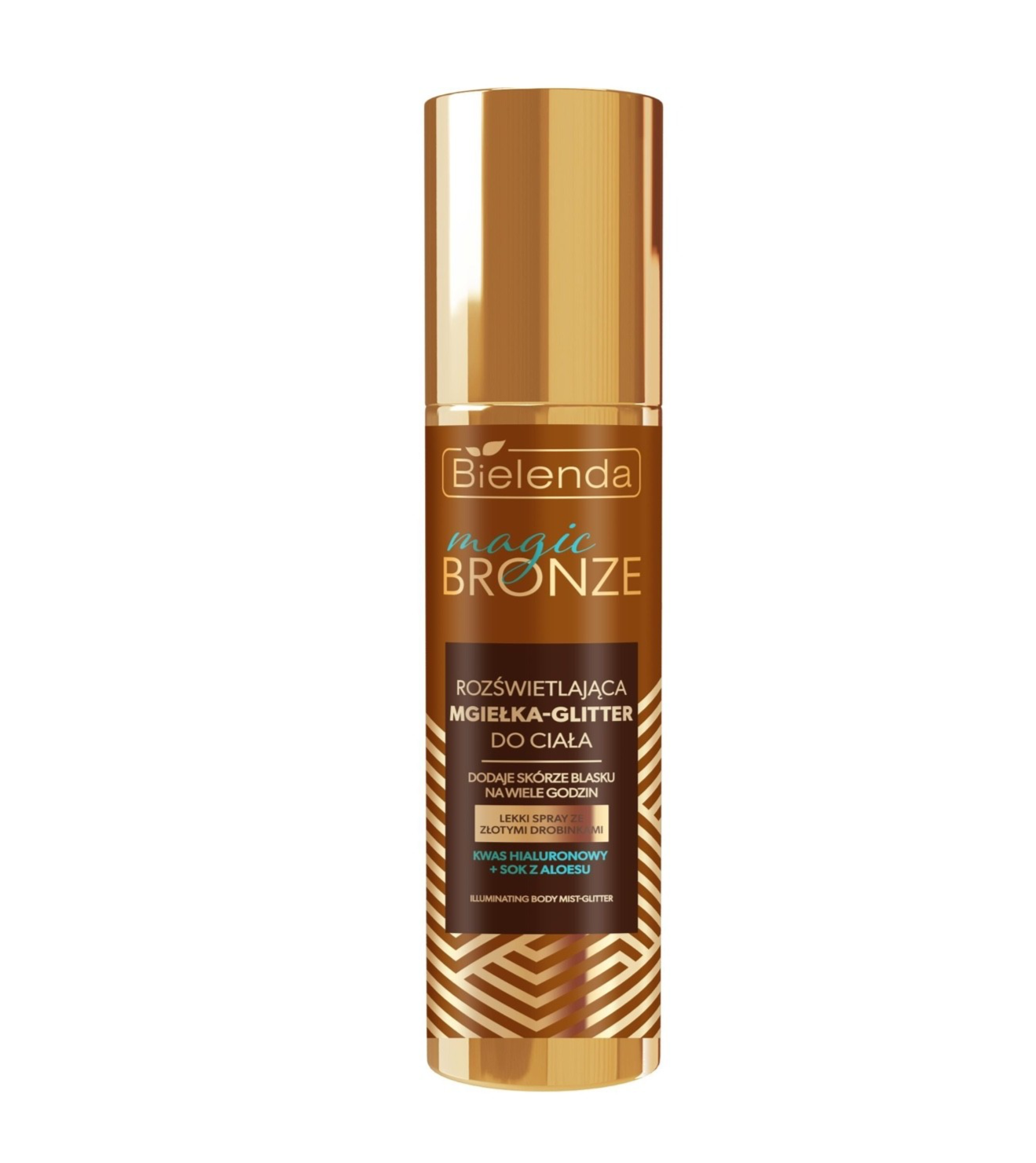 Bielenda Magic Bronze Illuminating Body Mist Gold Glitter 75ml