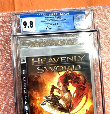 [Mint] Heavenly Sword (PS3, 2007) Graded Factory Sealed CGC 9.8 A+ not WATA PSA