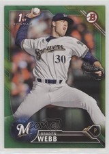 2016 Bowman Draft Draft Picks Green 25/99 Braden Webb #BD-82 1h1