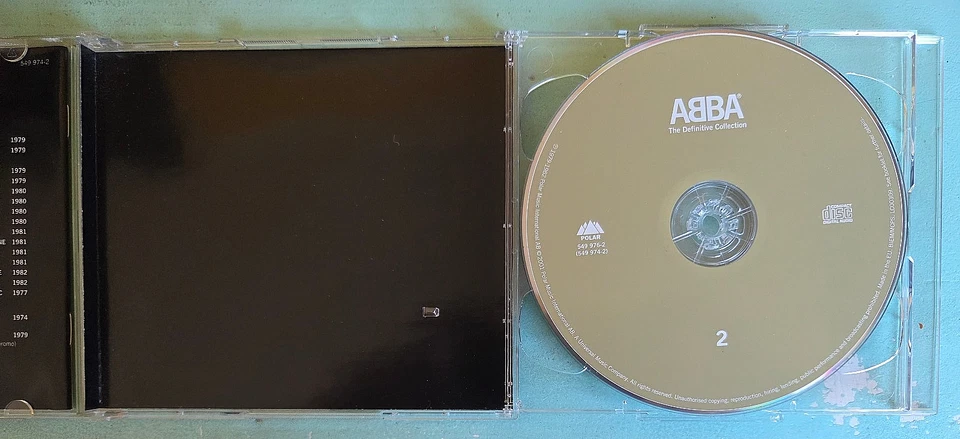 ABBA - The Definite Collection 2CD EU 2001 Zustand: CD1: akzeptab CD2: sehr gut - Bild 3 von 4