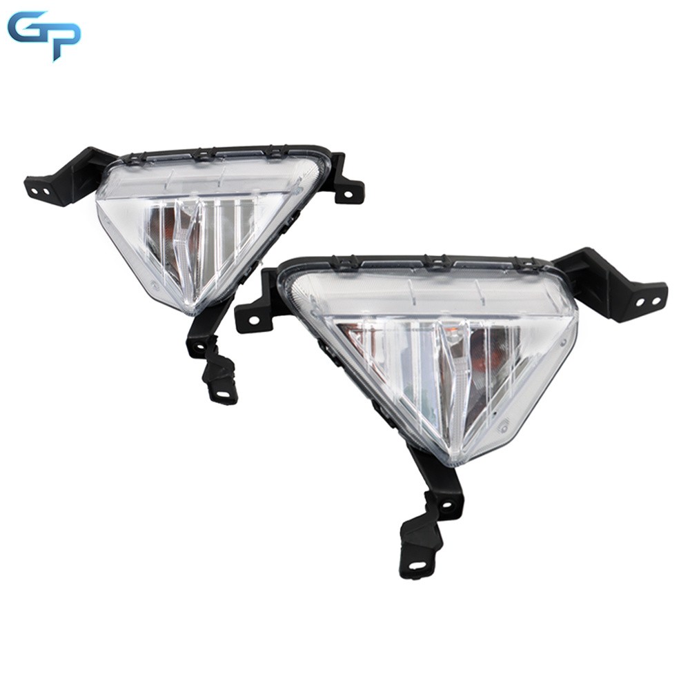 Upper Grille+Fog Lights Bracket Molding Set Front For Hyundai Elantra 2019 2020