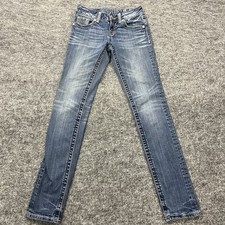 Miss Me Jeans Womens 26 Blue Stretch Denim Skinny