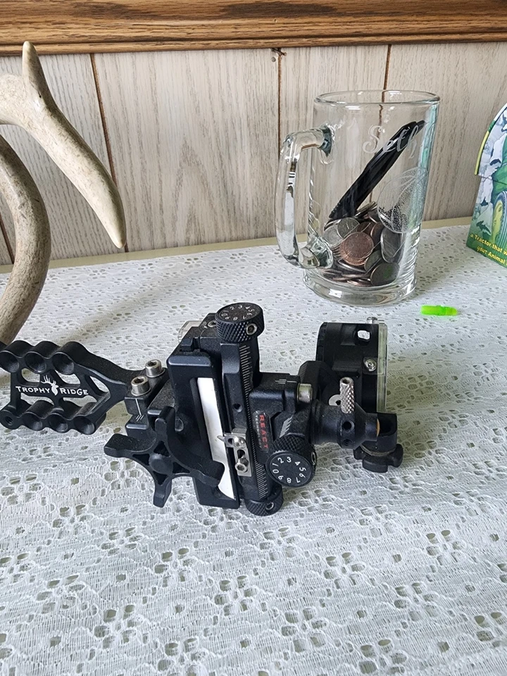 Trophy Ridge React One Pro 1 Pin Bow Sight Black (Right Hand) - Image 2 of 4