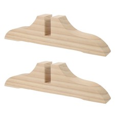 2 Pcs Room Partition Support Brackets Thickened Screen Feet Divider Base