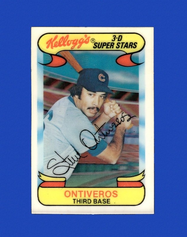 1978 Kellogg's Set-Break # 44 Steve Ontiveros NM-MT OR BETTER *GMCARDS*