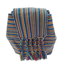 Vintage Striped Multicolor Aztec, Southwestern, Bohemian Style Backpack Tote