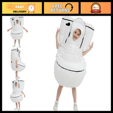 Inflatable Halloween Costume for Kids - Blow Up Toilet Suit for Boys & Girls