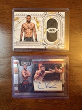 UFC Lot - Calvin Kattar Royalty Patch /10 & Select Octagon Action Auto