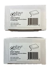 2 Infant Optics Rechargeable Lithium Ion Battery 3.7V 1200mAh for DXR-8 NEW
