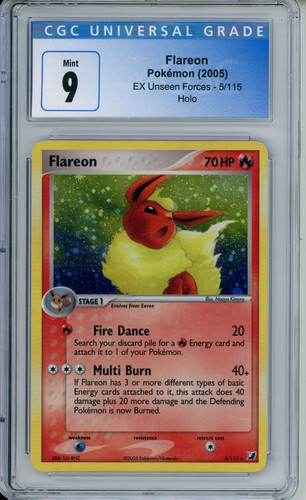 Flareon graded CGC 9 for sale on eBay