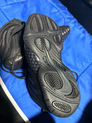 Nike Little Posite One (GS) Black Sneaker 4Y Foam Mid Top FN7143-001