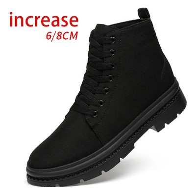  Men's Fashion Comfortable Trendy Sneakers Casual Increasing Insole 8cm Boots 