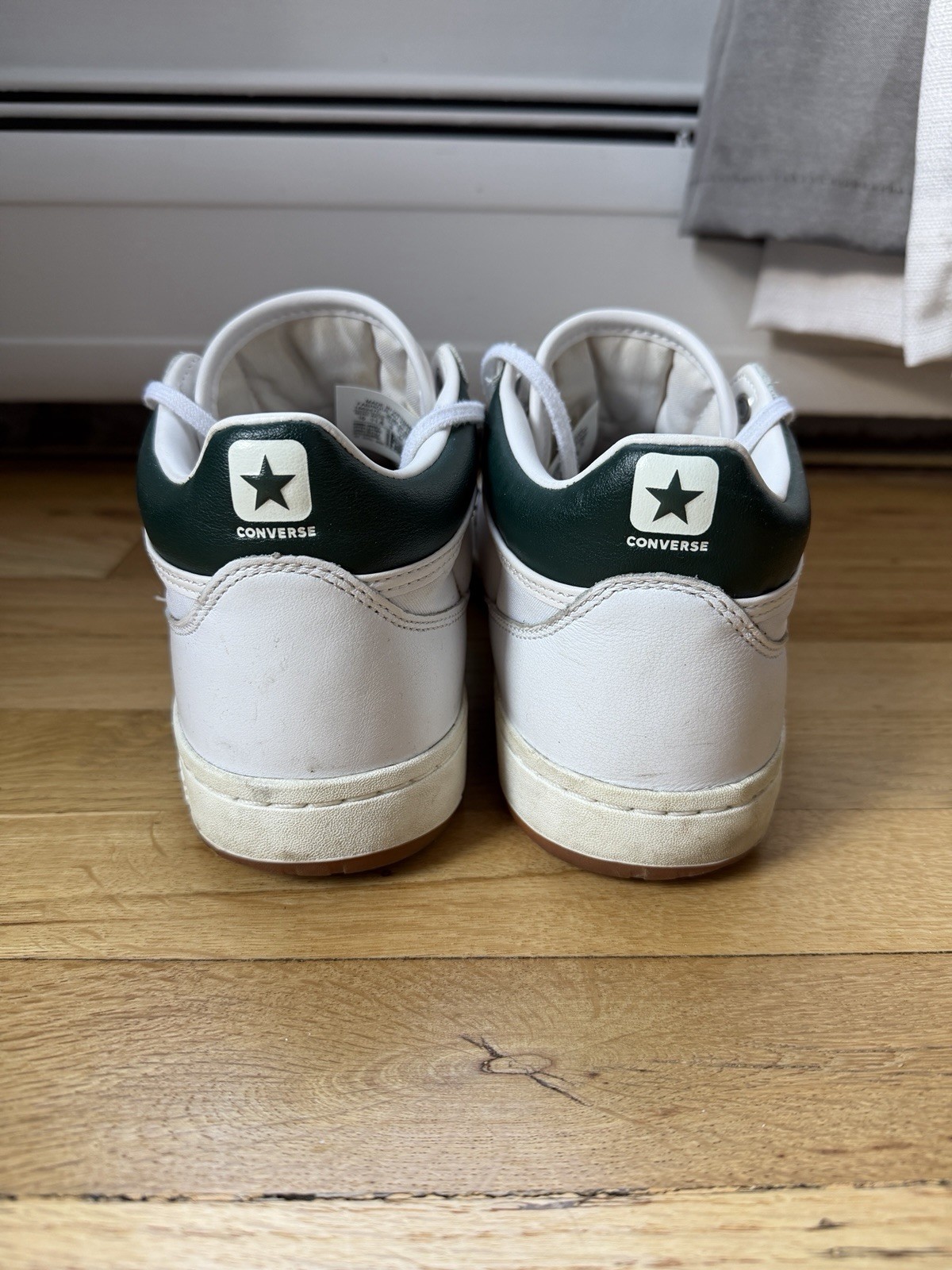 Converse Fastbreak Pro Mid White Deep Emerald Siz… - image 4
