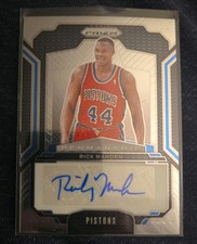 2024-25 Panini Prizm Rick Mahorn Auto Penmanship Detroit Pistons #PNM-RMH