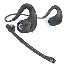 Bluetooth Headset with Removable Microphone, Noise Cancelling Wireless Headse...