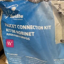 SharkBite 25087 Faucet Connection Kit 1/2 in. Push x 1/4 in. D Push x 10 ft. L