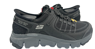 #ad Skechers Men#x27;s Slip ins Summits Terrain Lace Up Shoes Blk WIDE Size:11 147N $59.50