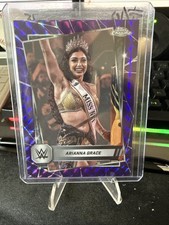 2025 Topps Wwe Chrome Purple Geometric Ariana Grace 8/10