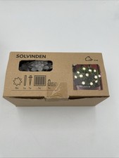 Ikea SOLVINDEN LED String Light with 12 Lights Battery Operated Flower Stakes K2