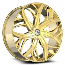 Azara Aza-541 Wheel 20x8.5 35 5x114.3 74.1 Gold Single Rim