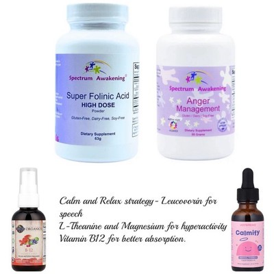 Leucovorin Spectrum Awakening Folinsäure Vitamin B12 Magnesium Calm Bundle 