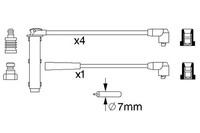 1X Bosch 0 986 356 731 ZüNdleitungssatz FüR Rover MG