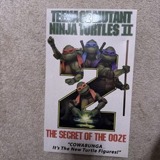 NECA Teenage Mutant Ninja Turtles Secret Of The Ooze 4 Pack VHS Authentic TMNT