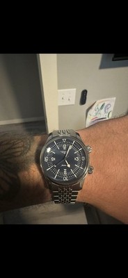 Longines Legend Diver Watch Stainless Steel, 39mm, Blue Dial